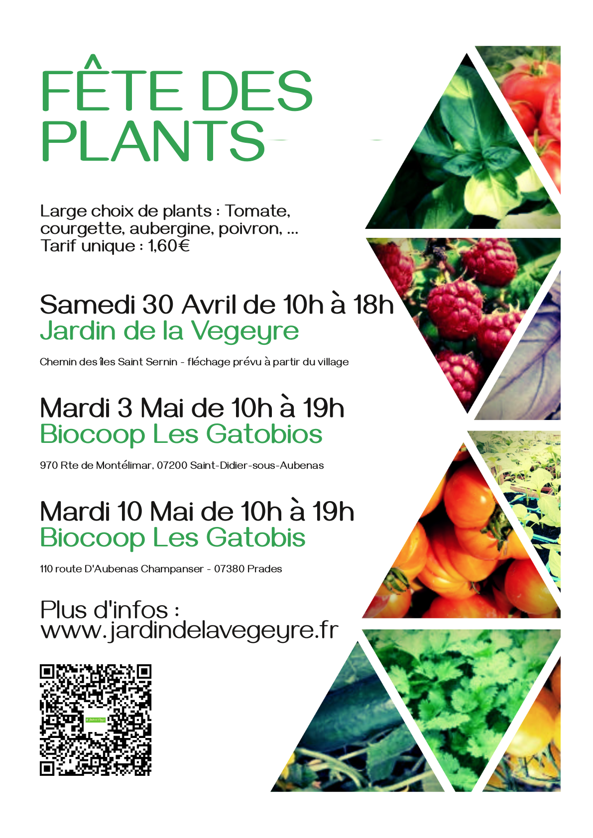 Vente de plants bio!!!