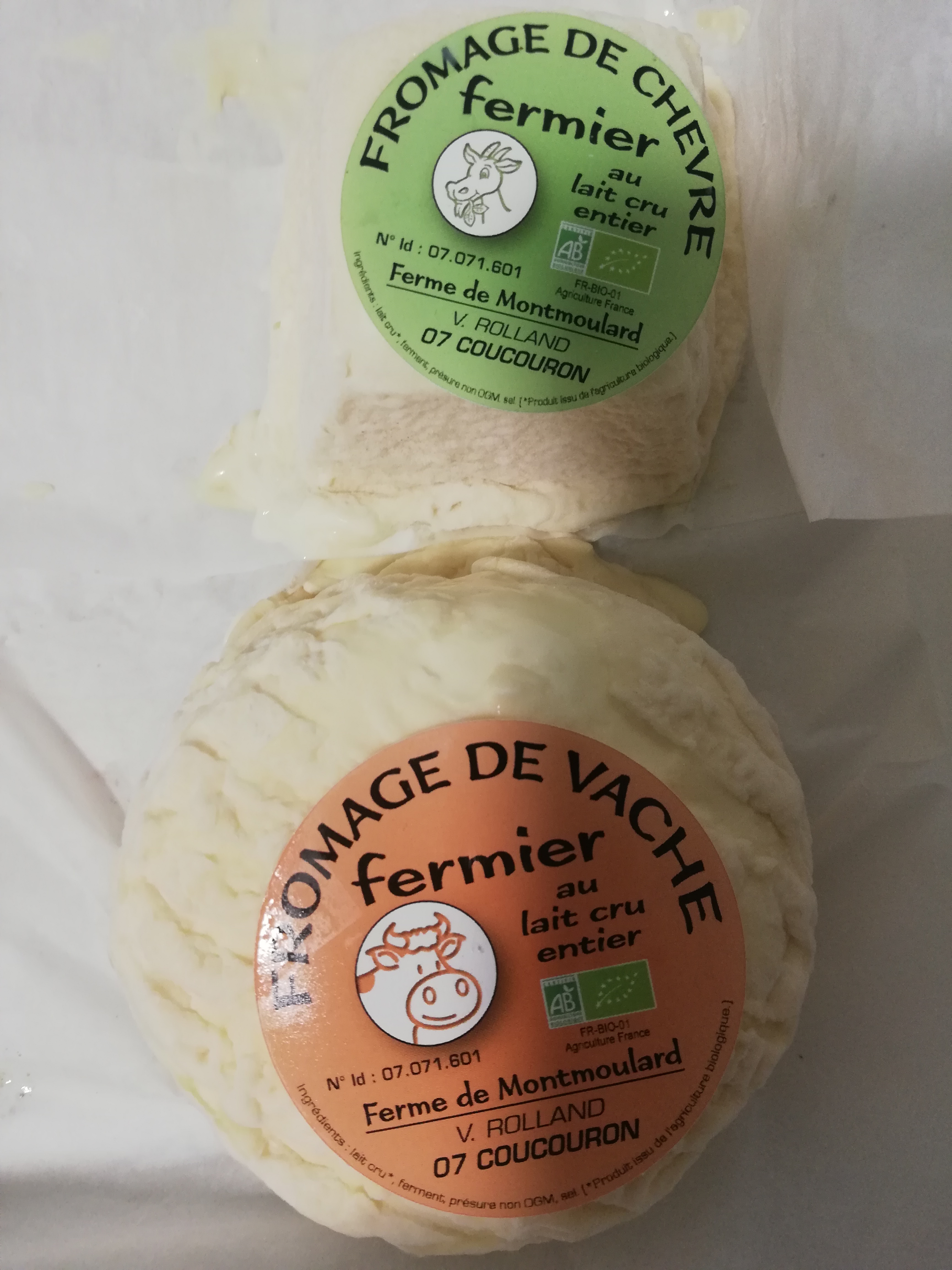 BEURRE OEUF FROMAGES ...........La ferme de Montmoulard