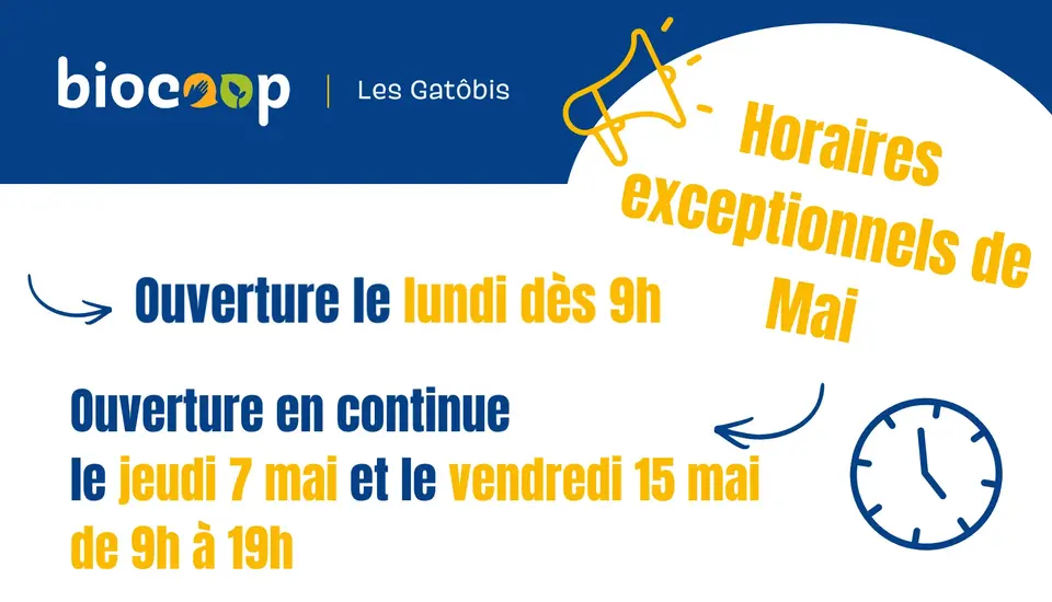 Ouvertures exceptionnelles mai